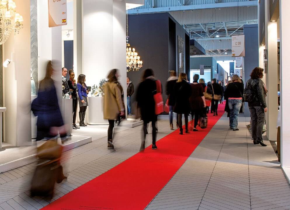 Tapis de foire rouge - Ribes y Casals