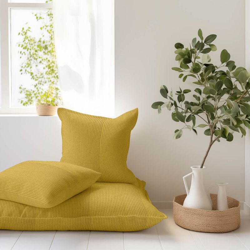 Confection d&#39;un lot de Coussins Velours côtelé - Ribes y Casals