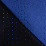 Brocart Plumeti Bleu Encre - Ribes y Casals