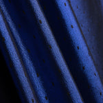 Brocart Plumeti Bleu Encre - Ribes y Casals