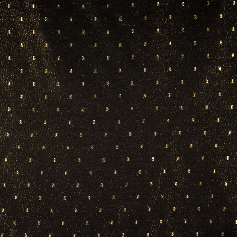 Brocart Plumeti Or Noir - Ribes y Casals