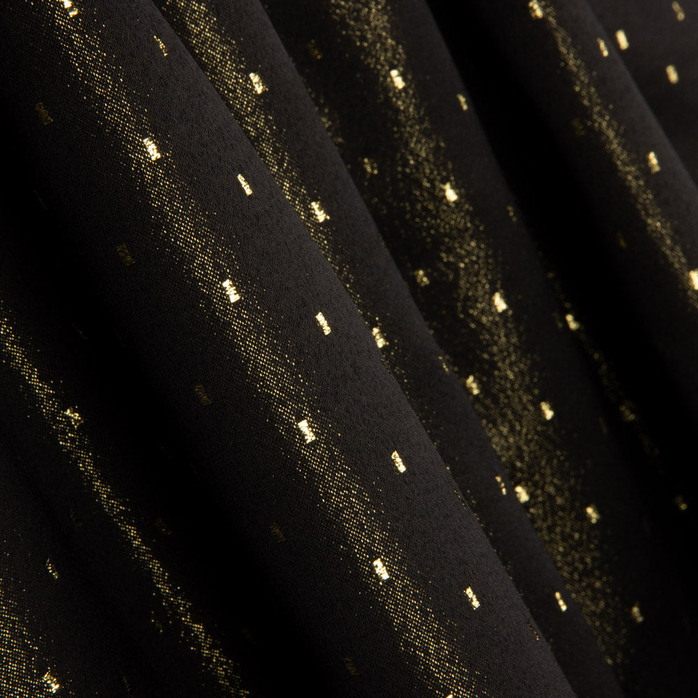 Brocart Plumeti Or Noir - Ribes y Casals