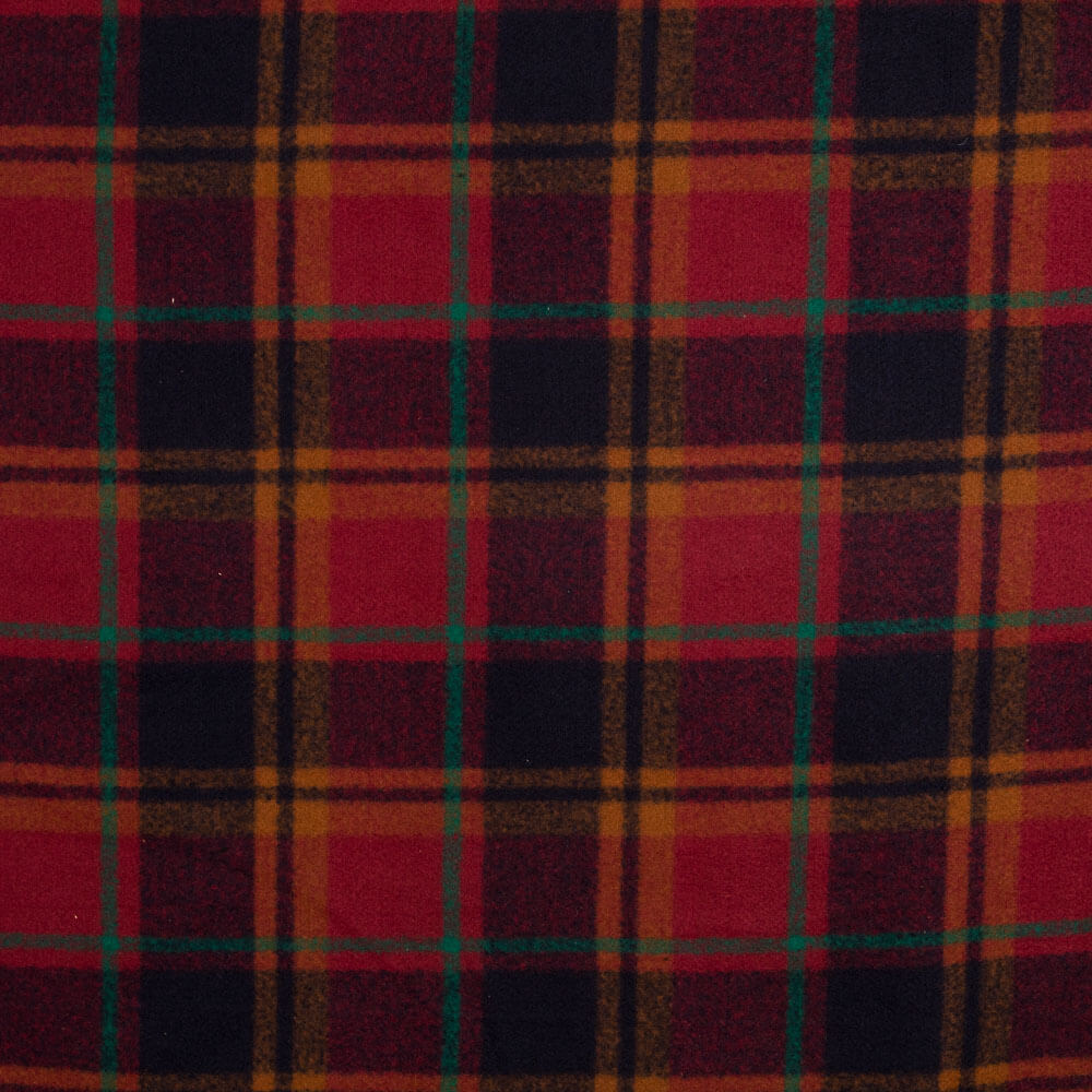 Mouflon Polyester Carreaux Rouge - Ribes y Casals