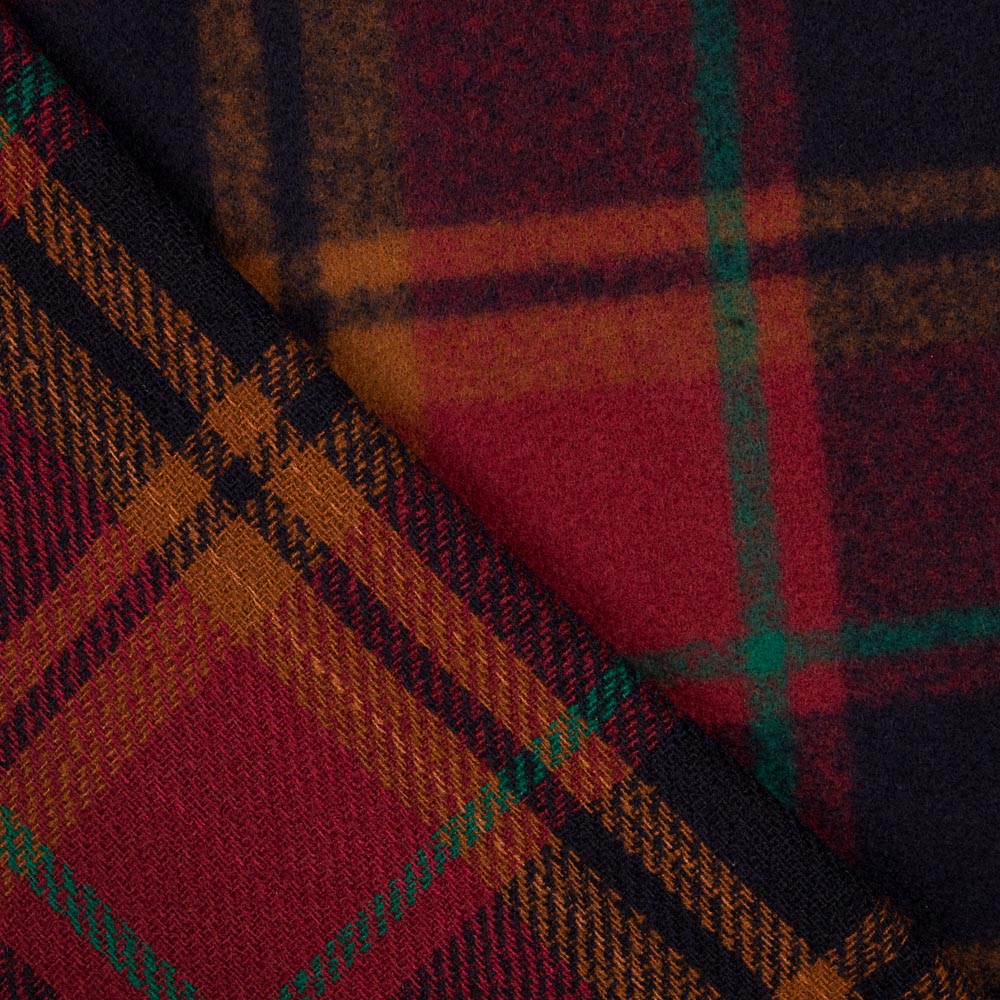 Mouflon Polyester Carreaux Rouge - Ribes y Casals