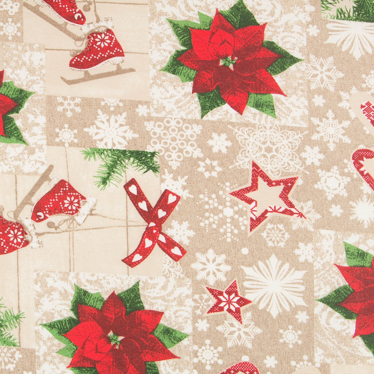 Mantel Anti Manchas Muérdago Clásico - Ribes y Casals