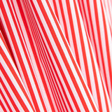 Popeline de coton à rayures rouges - Ribes y Casals