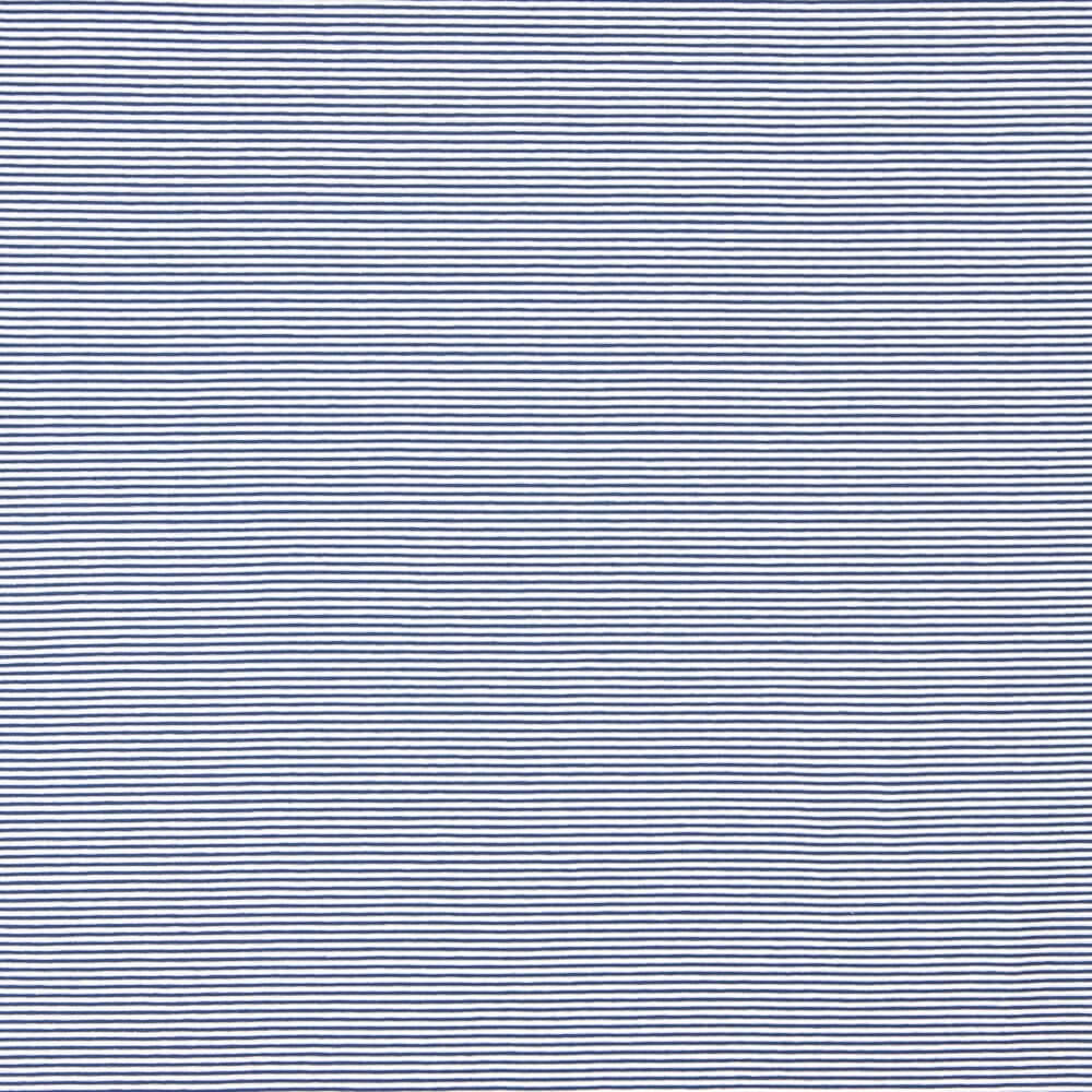 Maille Viscose Mini Rayure Bleu Marine - Ribes y Casals