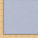 Maille Viscose Mini Rayure Bleu Marine - Ribes y Casals