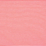 Maille Viscose Mini Rayure Rouge - Ribes y Casals