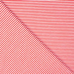 Maille Viscose Mini Rayure Rouge - Ribes y Casals