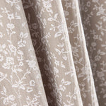 Mousseline de Coton Fleurs Gris - Ribes y Casals
