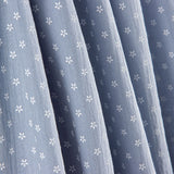 Mousseline Coton Marguerite Bleu Denim - Ribes y Casals