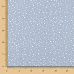 Mousseline Coton Denim Blue Moucheté - Ribes y Casals