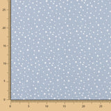 Mousseline Coton Denim Blue Moucheté - Ribes y Casals