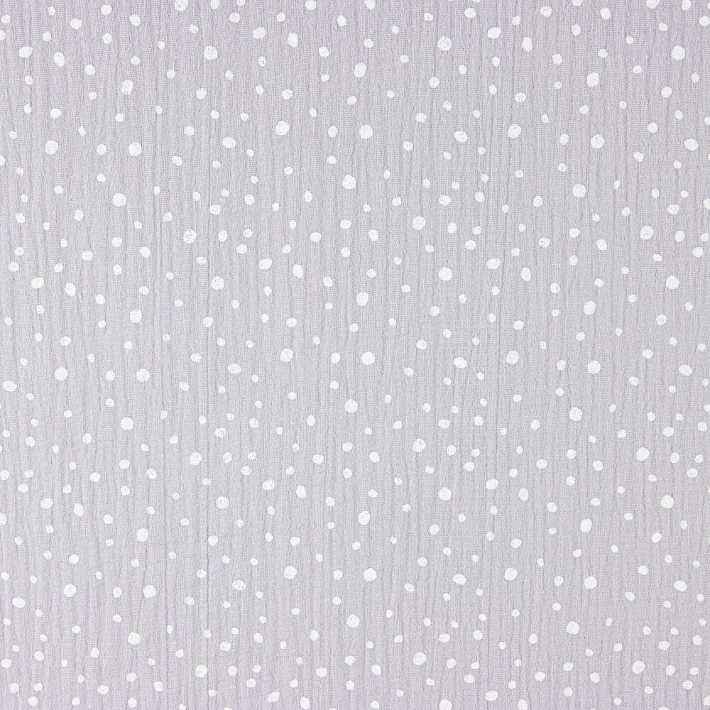 Mousseline Coton Moucheté Gris - Ribes y Casals