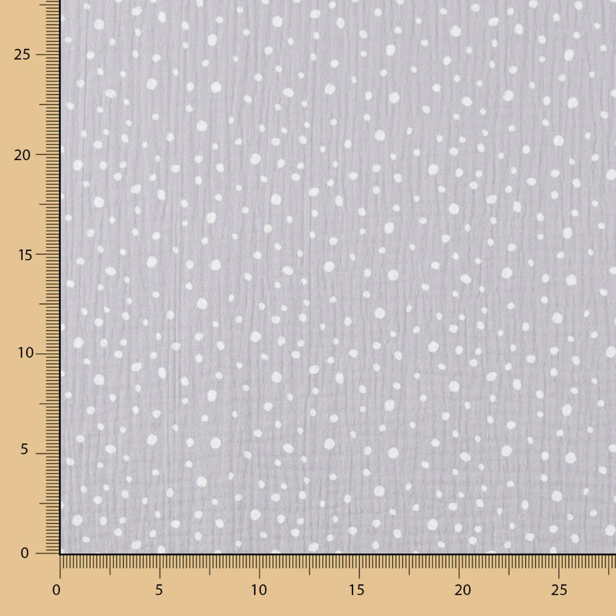 Mousseline Coton Moucheté Gris - Ribes y Casals