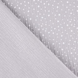 Mousseline Coton Moucheté Gris - Ribes y Casals