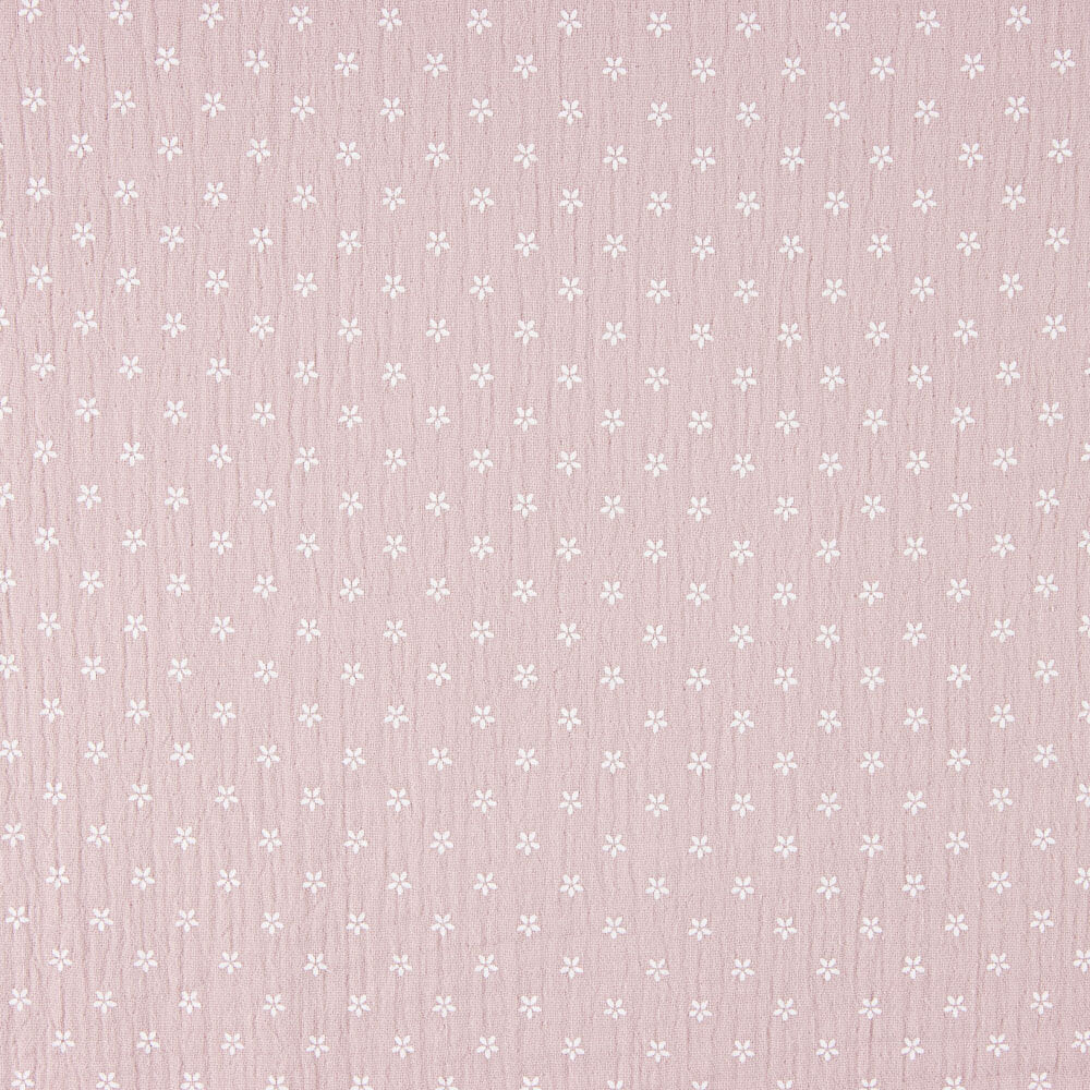 Mousseline Coton Marguerite Rose - Ribes y Casals