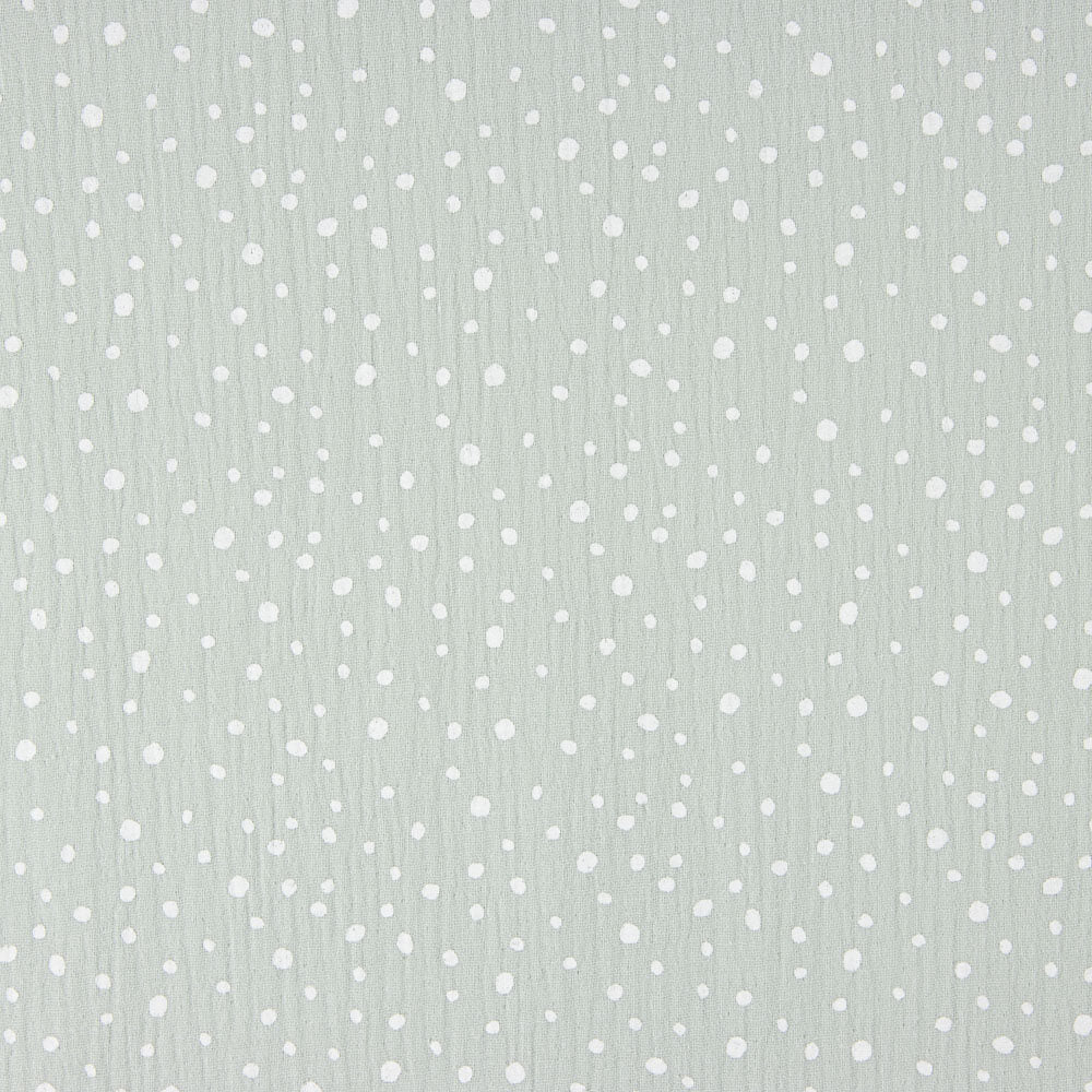 Mousseline Coton Moucheté Vert Clair - Ribes y Casals