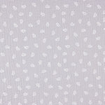 Mousseline Coton Branches Gris Clair - Ribes y Casals