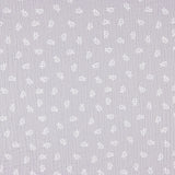 Mousseline Coton Branches Gris Clair - Ribes y Casals