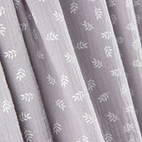 Mousseline Coton Branches Gris Clair - Ribes y Casals