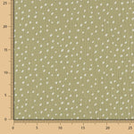 Mousseline de coton verte mouchetée - Ribes y Casals