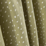 Mousseline de coton verte mouchetée - Ribes y Casals