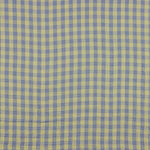 Mousseline à carreaux double face Citron-Baltique - Ribes y Casals