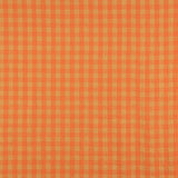 Mousseline à carreaux double face Orange-Camel - Ribes y Casals