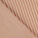 Mousseline double face à rayures peau-pêche - Ribes y Casals