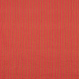 Mousseline rayée à double face Rouge-Ocre - Ribes y Casals