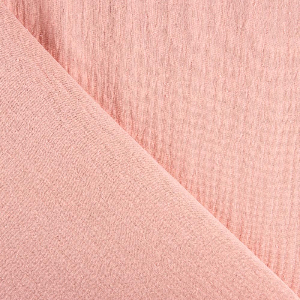 Double Gaze Mousseline Rose Clair - Ribes y Casals