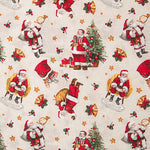 Toile de coton imprimée Noël Père Noël traditionnel - Ribes y Casals
