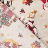 Toile de coton imprimée Noël Père Noël traditionnel - Ribes y Casals
