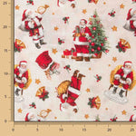 Toile de coton imprimée Noël Père Noël traditionnel - Ribes y Casals