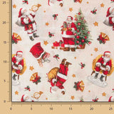 Toile de coton imprimée Noël Père Noël traditionnel - Ribes y Casals