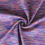 Néoprène Double Face Rose - Rayures - Ribes y Casals