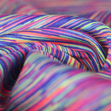 Néoprène Double Face Rose - Rayures - Ribes y Casals