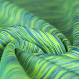 Néoprène Double Face Vert - Rayures - Ribes y Casals