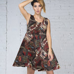 Neoprene Mode Cachemire Rouge - Ribes y Casals