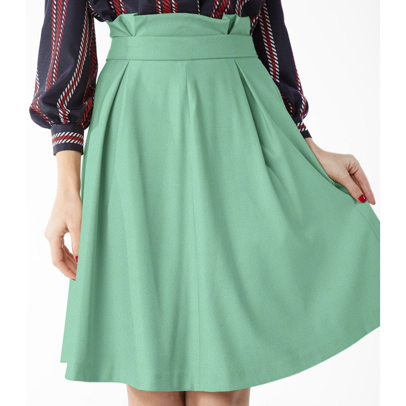 New Crêpe Satin Vert Eaux - Ribes y Casals