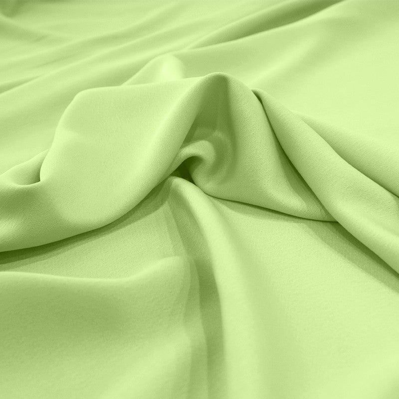 New Crepe Satin Vert Printemps - Ribes y Casals