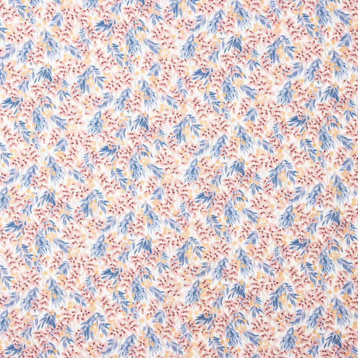 Crêpe de viscose branches printanières - Ribes y Casals