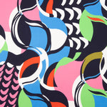 Viscose imprimée à vagues pop - Ribes y Casals
