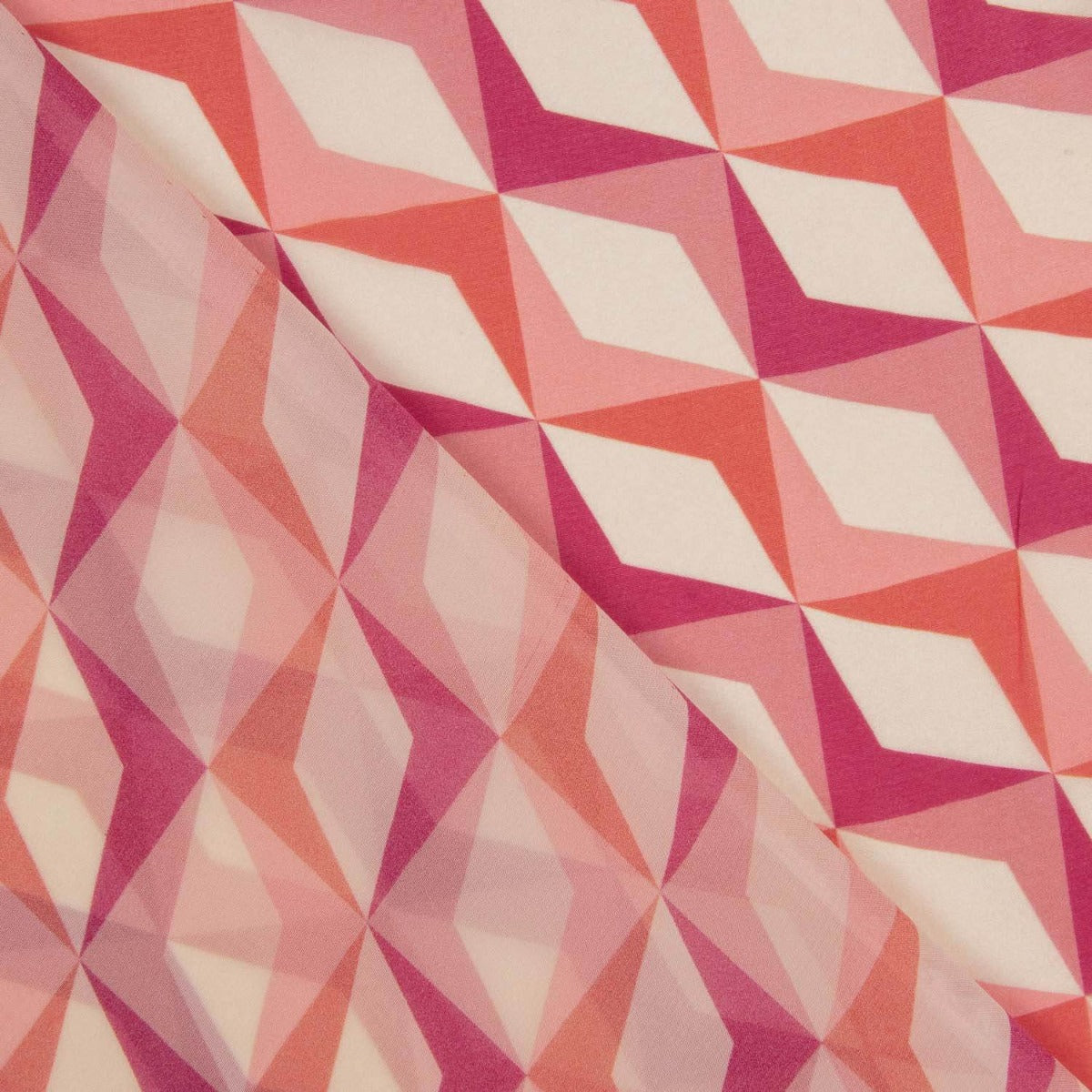 Retal Gasa Viscosa Rombos Vintage 150x135 cm - Ribes y Casals