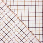 Viyella à carreaux taupe et bordeaux - Ribes y Casals