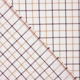 Viyella à carreaux taupe et bordeaux - Ribes y Casals