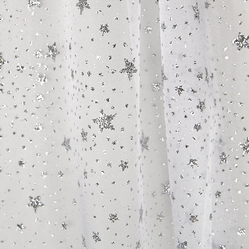 Organza Étoiles Blanches Argent - Ribes y Casals