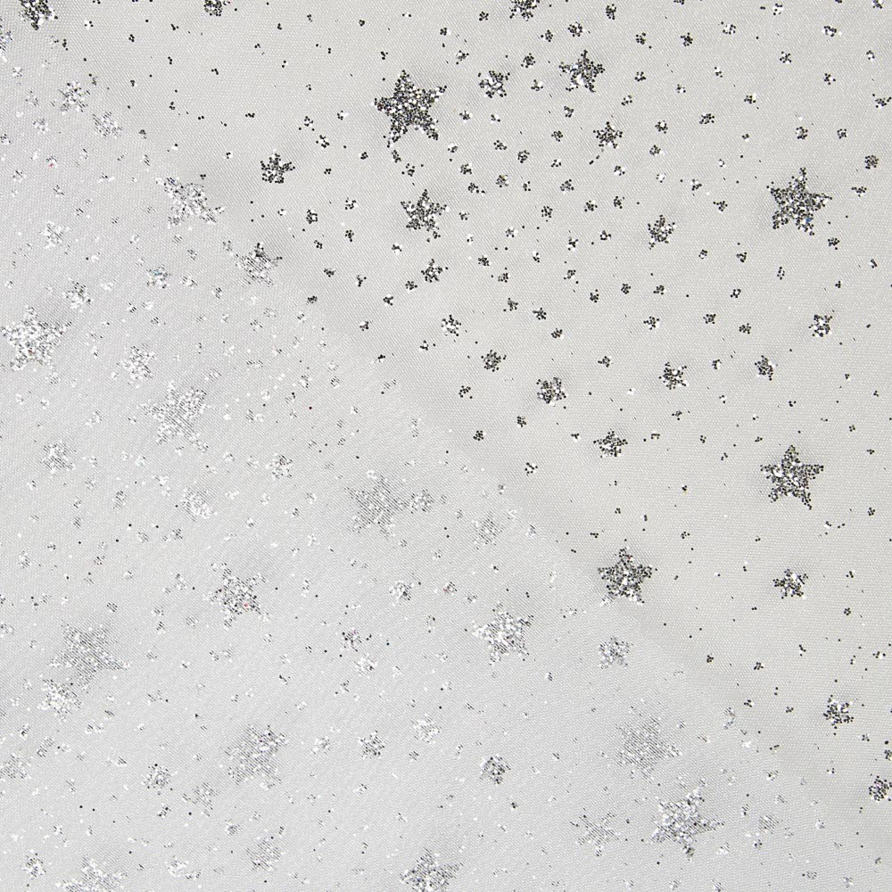 Organza Étoiles Blanches Argent - Ribes y Casals